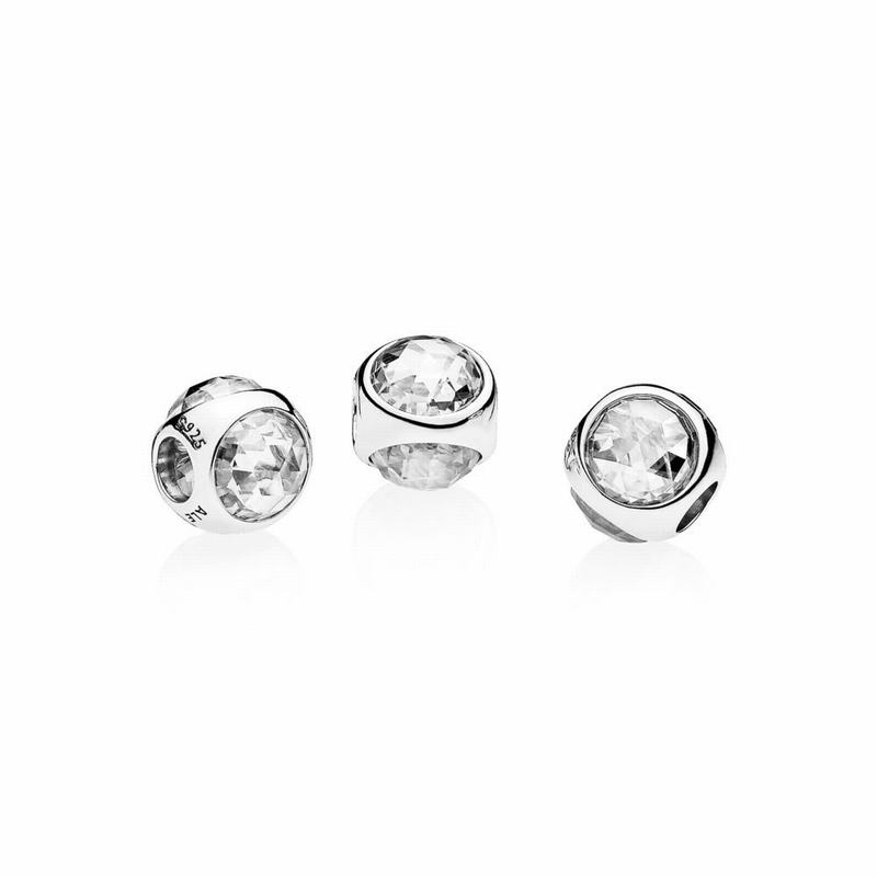 Pandora Australia Radiant Droplet Charm - Sterling Silver | DTZIHO836